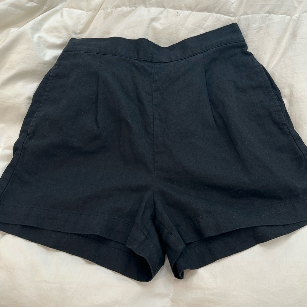 NWOT Madewell Pull On Linen Shorts